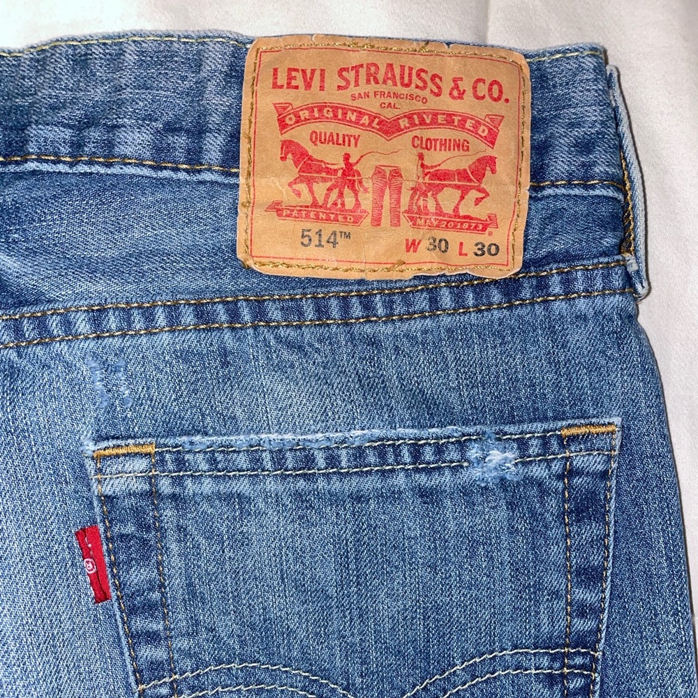 Levi Strauss & Co ripped jeans, 30/30